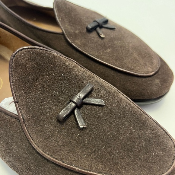 Men’s size 9.5 brown suede Belgian shoes - Picture 4 of 6